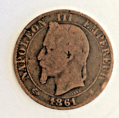 1861 french napoleon - 1861, 5