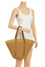 Womens Straw Tote Bag Beach