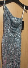 Silver and Blue Sparkling