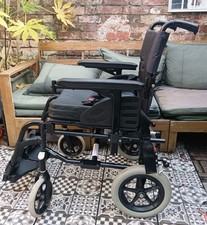 Invacare Action 2 ng Attendant Control Wheelchair - 18" wide  x 17" deep