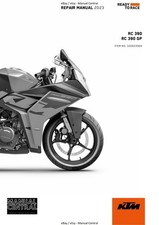 KTM 2023 - RC 390 GP  - WORKSHOP SERVICE MANUAL REPRINTED