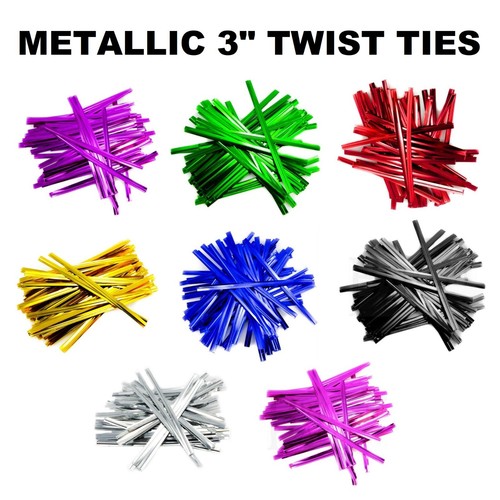 Metallic twist ties for - twist,