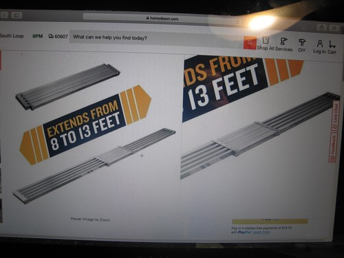 Scaffold plank extenable - plank,,