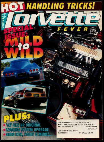 May 1992 corvette fever - may,