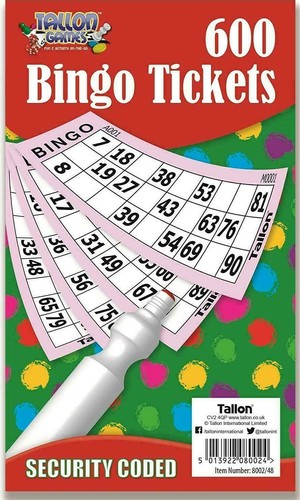 Jumbo bingo book - bingo, games
