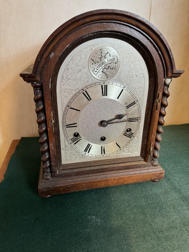 Mahogany mantel clock - mahogany,
