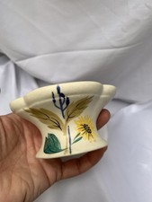 Vintage Radford Pottery Hand Painted Vase England Floral Design