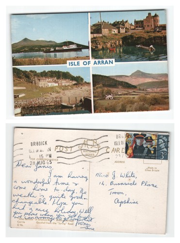Postcard isle of - -, arran