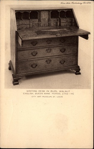 Writing desk queen anne - desk,