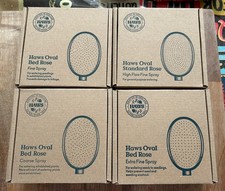 4 original Haws Watering Can brass roses BNIB 4 different flow rates/hole sizes 