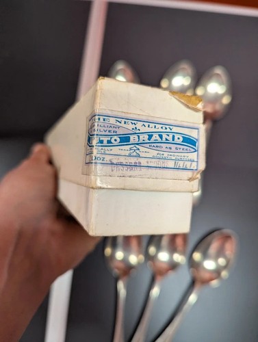 Vintage silver teaspoons - , with