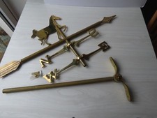 Weather Vane Solid Brass Horse Design 26" High