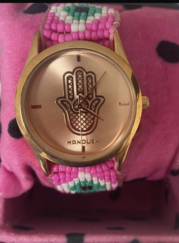 Manoush quartz watch gold - manoush,