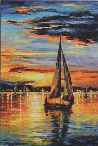 Afremov new image card - new, 4"x6"
