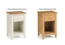 Julian Bowen Salerno 1 Drawer Bedside Table/Nightstand/Bedside Cabinet Chest