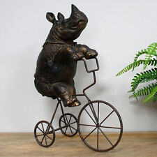 Rhino on Tricycle Ornament