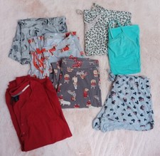 Assortment Job Lot Pyjamas Tops Bottoms Bundle Size S