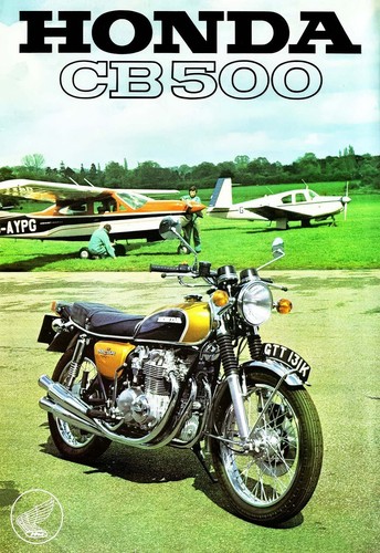 Honda 500 four motorcycle - 500,