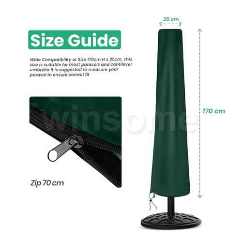 Waterproof parasol cover - waterproof, with
