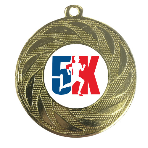 Running medal 50mm fun - medal, run