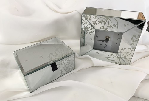 Set glass mirrored - glass,
