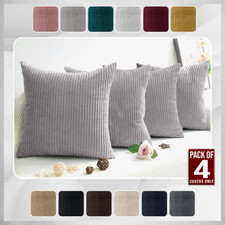 Extra Filled Cushions Large Velvet Cushion Covers Square Sofa Throw Pillow Cases