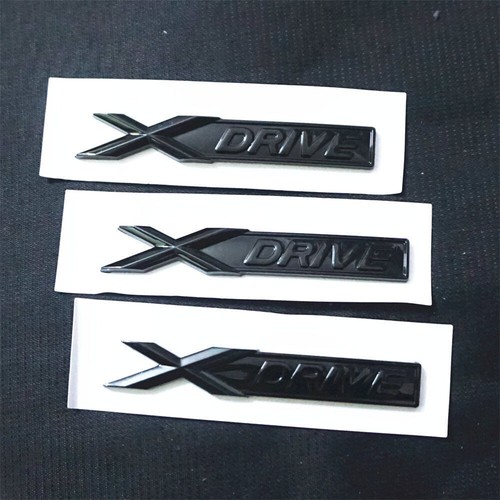 Black glossy xdrive - 3x, plastic