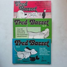 Fred Basset cartoon books lot