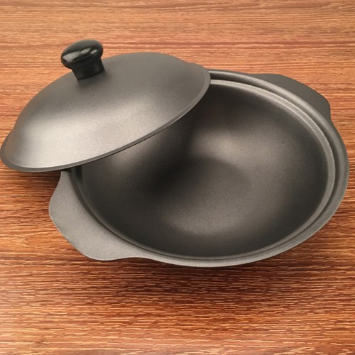 Clay cooking pot with lid - cooking,
