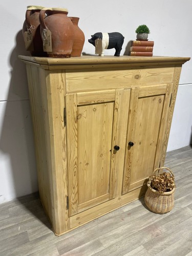 Antique pine cupboard - antique,