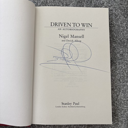 Nigel mansell driven - nigel, to
