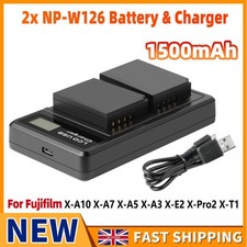 2x NP-W126 Battery +Dual