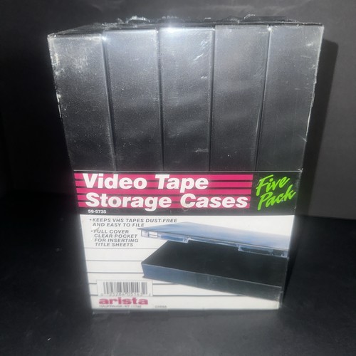 Vintage video storage cases - storage,