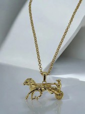 Gypsy horse cart pendant - &,