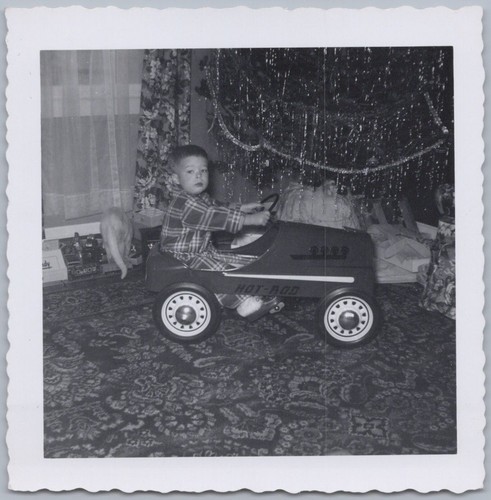 1950s photo happy boy - 1950s, pedal