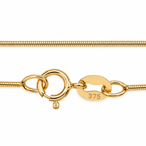 Gold chain necklace - gold, 9ct