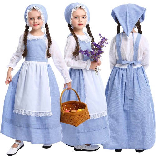Girls pioneer olden days - girls,