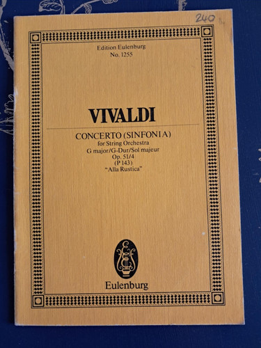 Vivaldi concerto - concerto, (sinfonia)