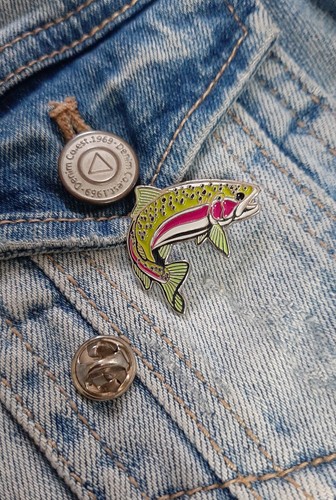 Rainbow trout fly - trout, fishing