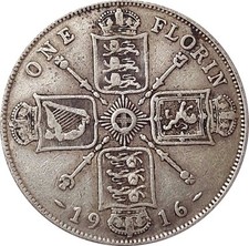 1911 TO 1919 GEORGE V SILVER