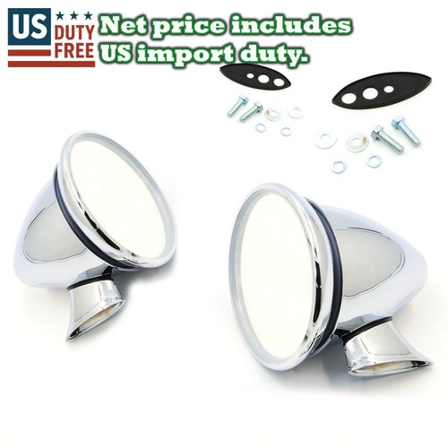 Pair chrome door - pair, fender