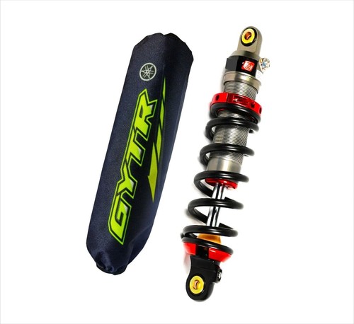 Blue yellow atv shock covers - shock,
