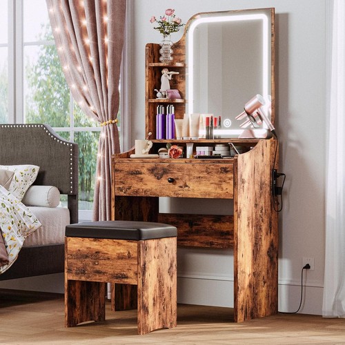 Small makeup vanity desk - makeup,