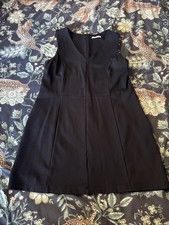 Black Pinafore Dress TU Size