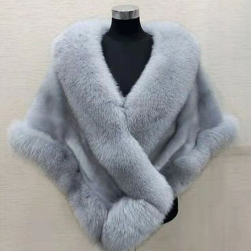 Women luxury fluffy faux fur - luxury,