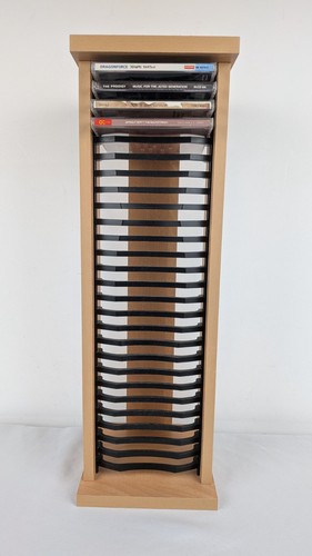 Wood veneer storage tower - wood,