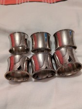 Set Of 6 Silver Plated Napkin