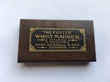 VINTAGE CHAS GOODALL&SONS LONDON”THE FOSTER”WHIST MARKER