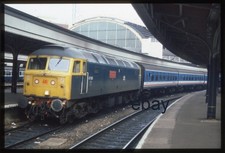 ORIGINAL 35mm slide -Class 47/4 - 47616 waits at Paddington - 10.86.