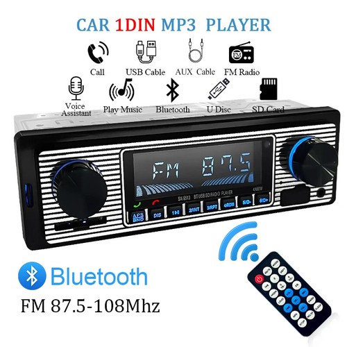 Bluetooth vintage car radio - vintage,